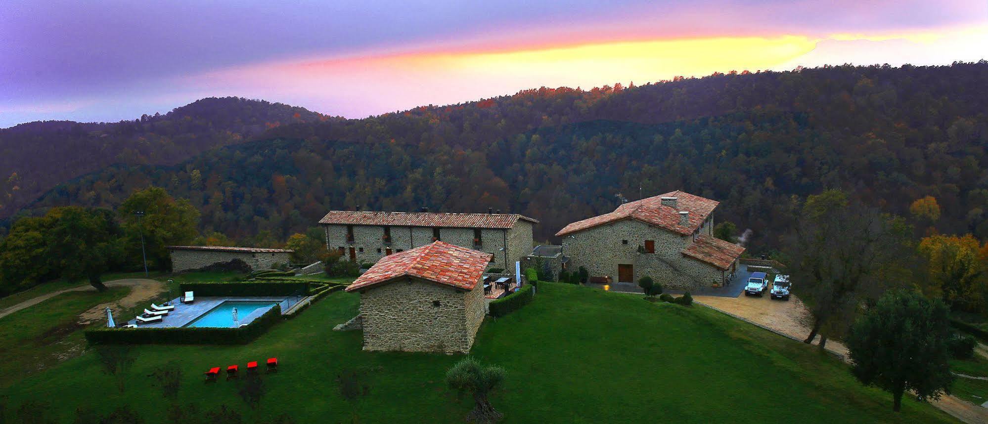 Hotel Restaurante El Ventos Sant Felíu de Pallarols Esterno foto