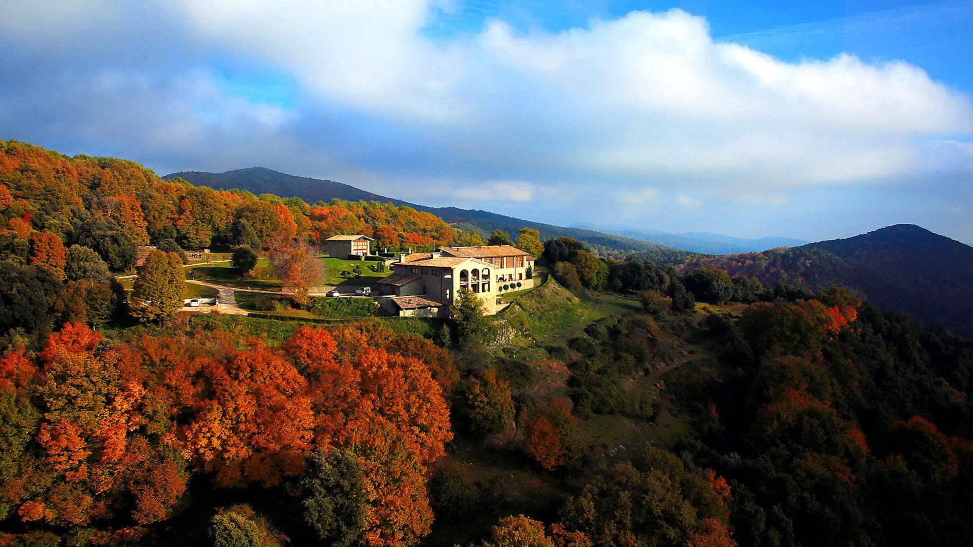 Hotel Restaurante El Ventos Sant Felíu de Pallarols Esterno foto