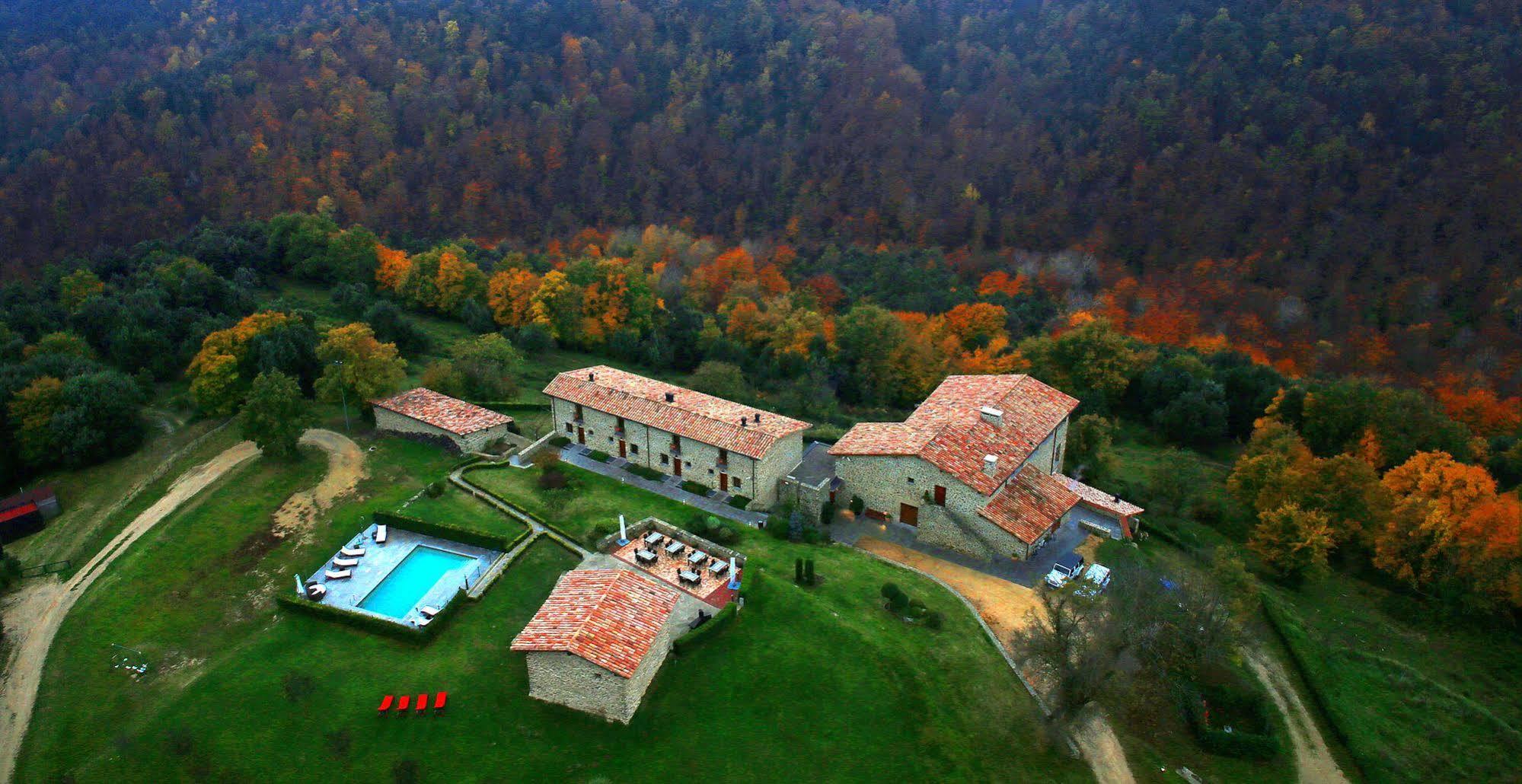 Hotel Restaurante El Ventos Sant Felíu de Pallarols Esterno foto