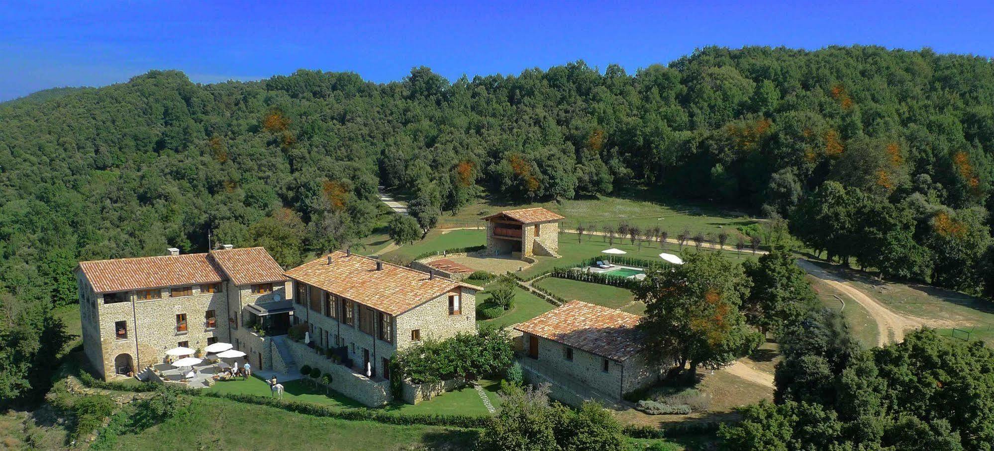 Hotel Restaurante El Ventos Sant Felíu de Pallarols Esterno foto