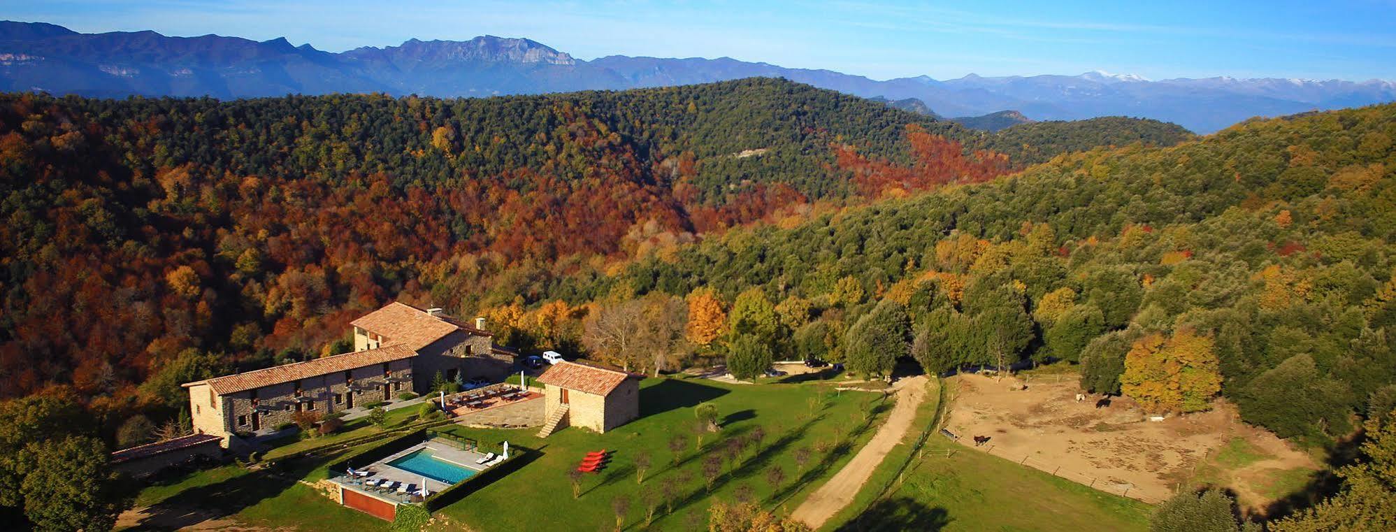 Hotel Restaurante El Ventos Sant Felíu de Pallarols Esterno foto