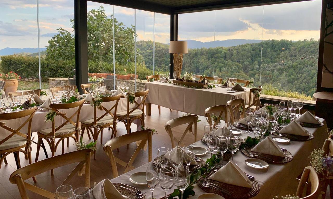 Hotel Restaurante El Ventos Sant Felíu de Pallarols Esterno foto